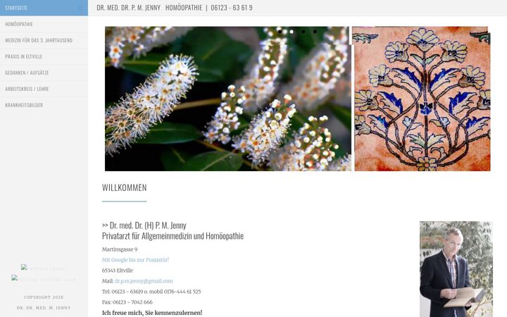 Screenshot of homoeopathie-praxis-jenny.de