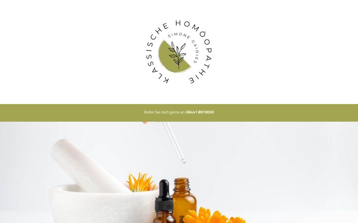 Screenshot ta' homoeopathie-proussas.de