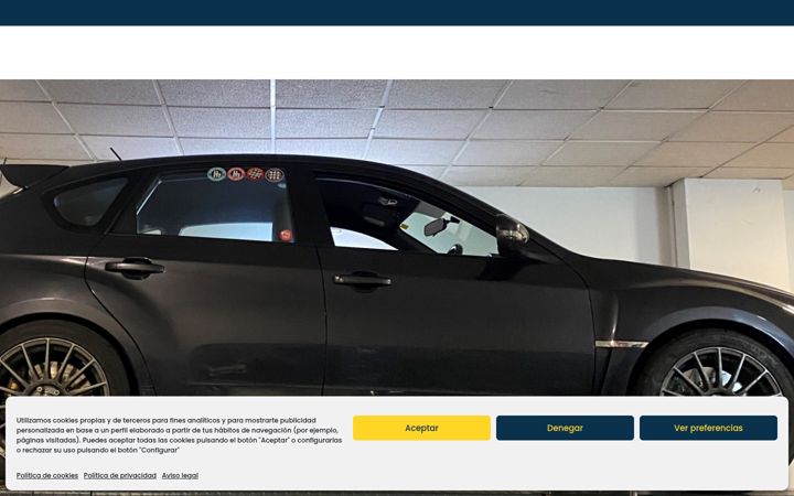 Screenshot of homologarcen.com