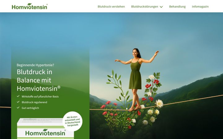 Screenshot of homviotensin.de