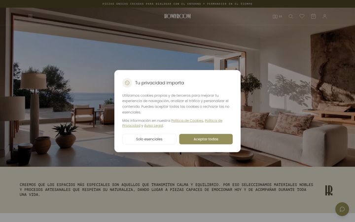 Screenshot of homyroom.es