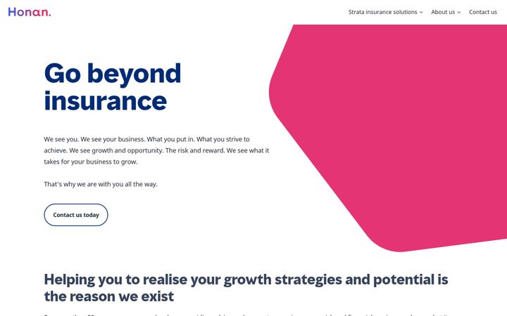 Screenshot of honan.com.au