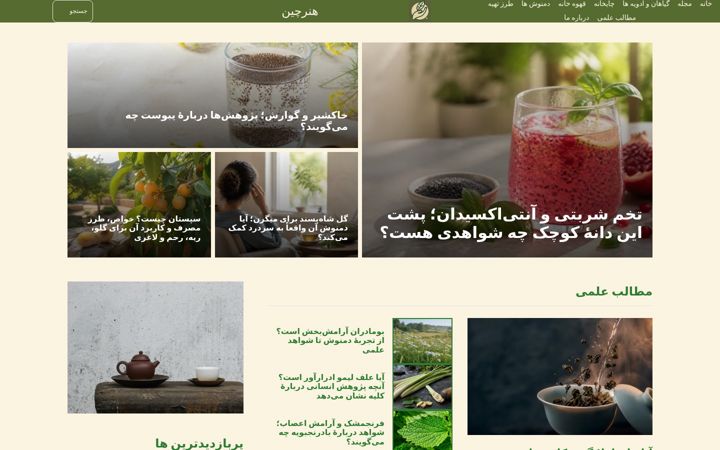 Screenshot of honarchin.com