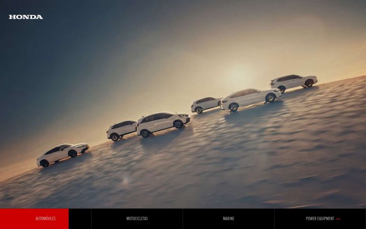 Screenshot of honda.es