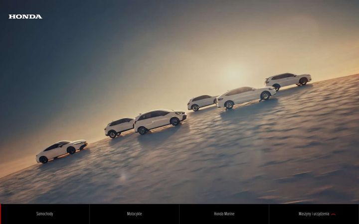 Screenshot of honda.pl