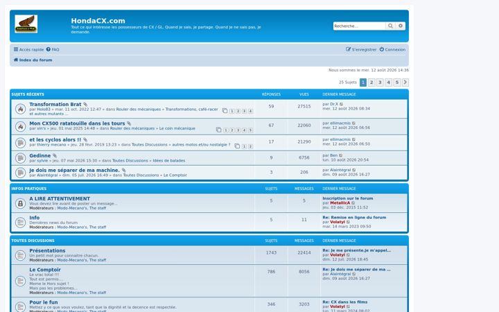 Screenshot of hondacx.com