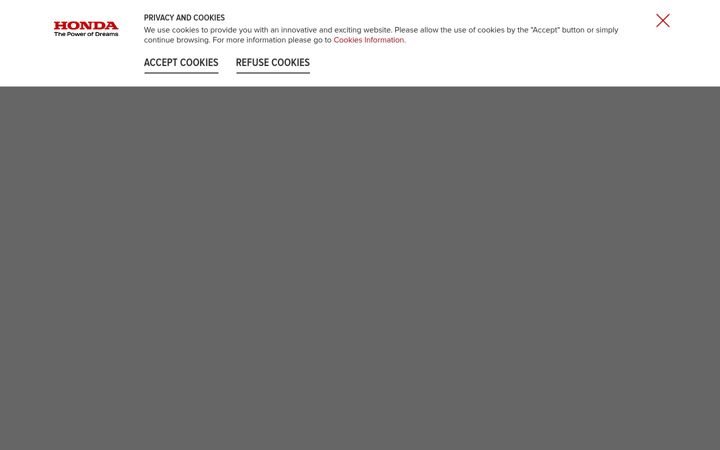 Screenshot ta' hondanews.eu