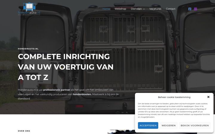 Screenshot of hondenauto.nl