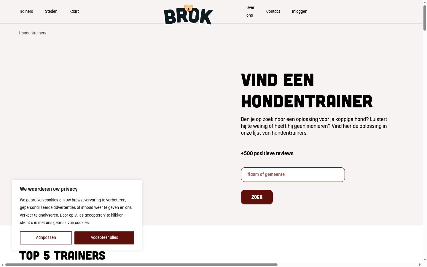 Screenshot tal-banner tal-kunsens muri qabel kwalunkwe interazzjoni