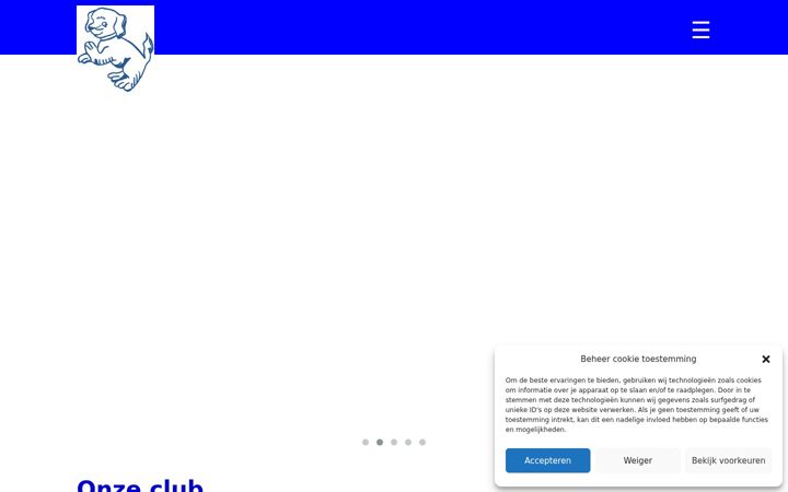 Screenshot of hondenvriendenmiddelkerke.be