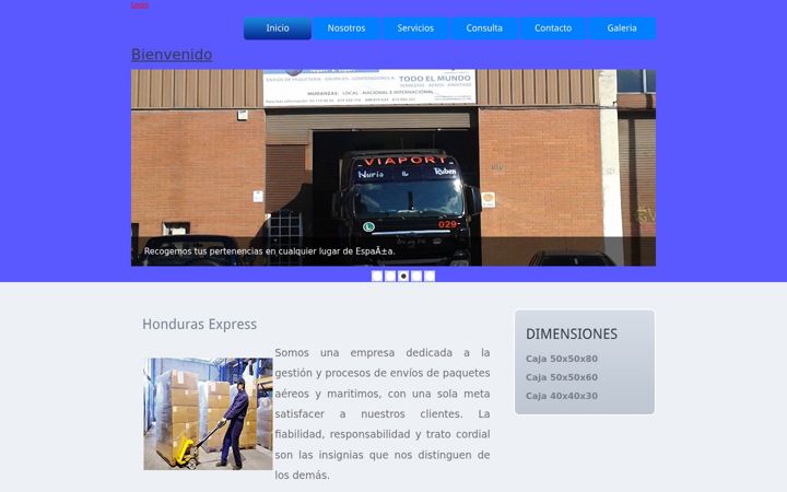 Screenshot of hondurasexpress.es