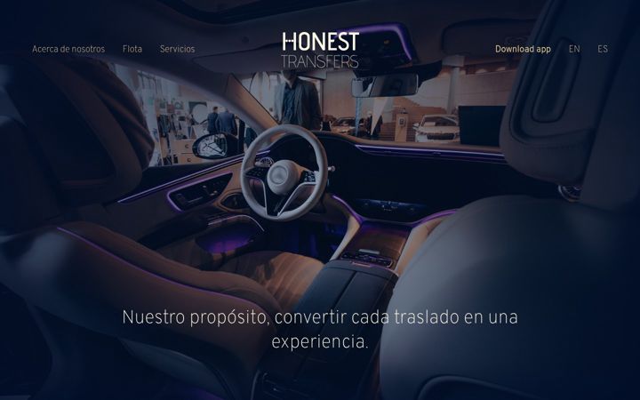 Screenshot of honesttransfers.com