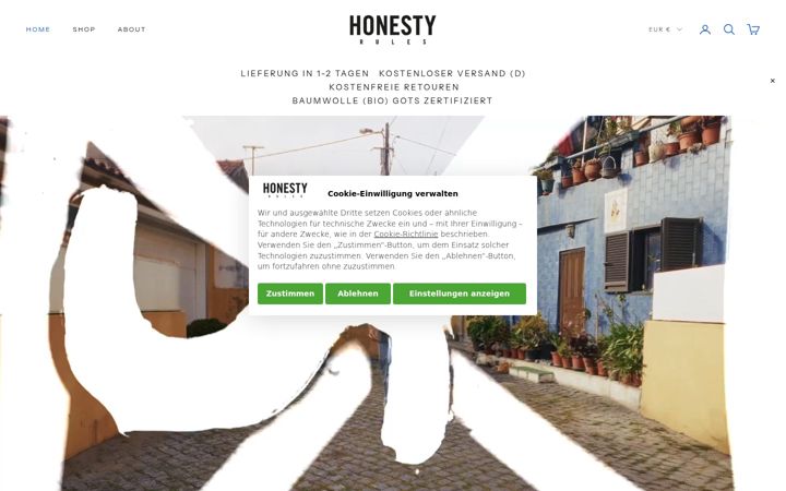 Screenshot of honesty-rules.com
