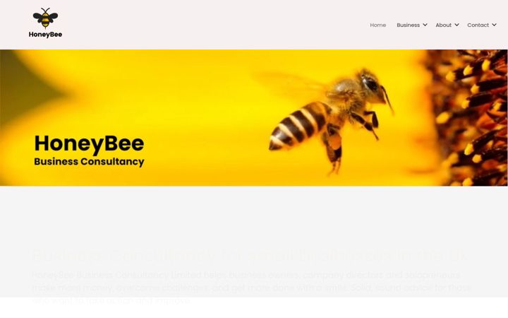 Screenshot of honeybee-business.com
