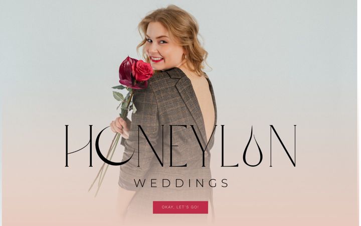 Screenshot of honeylunweddings.ch