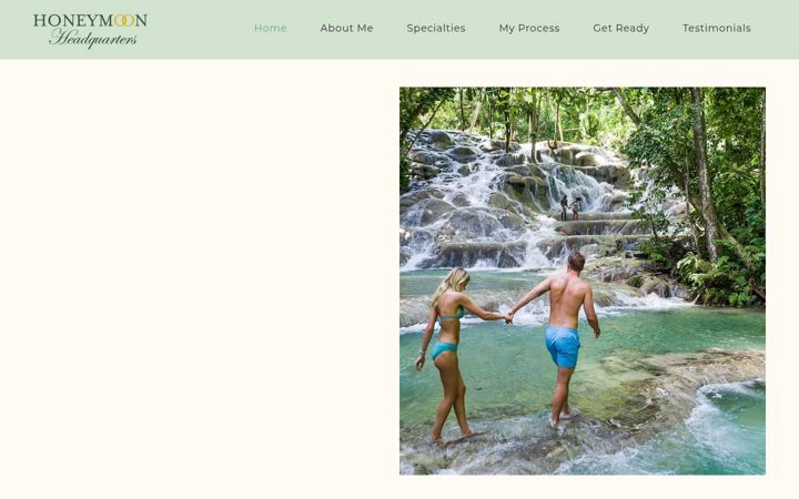 Screenshot of honeymoon-hq.com