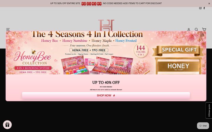 Screenshot of honeysnailsecret.com