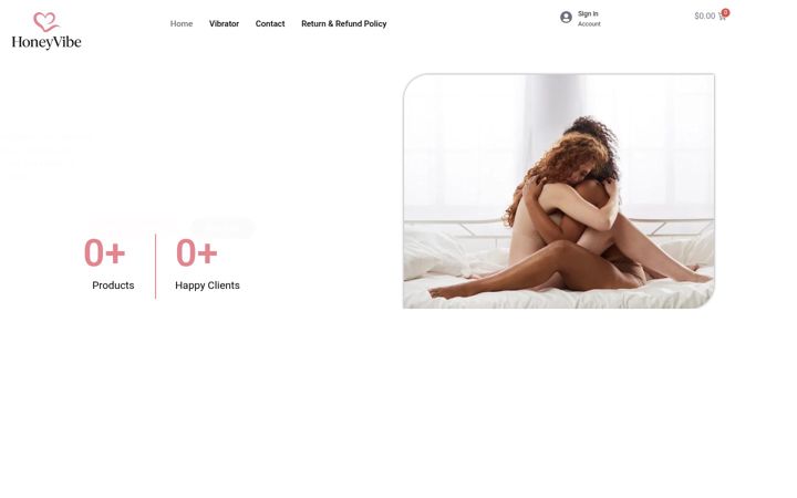 Screenshot of honeyvibeplus.com