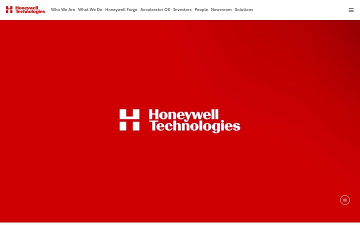 Ekraanipilt saidist honeywell.com