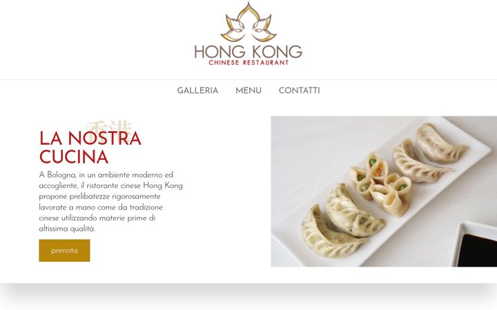 Screenshot of hongkongrestaurant.it