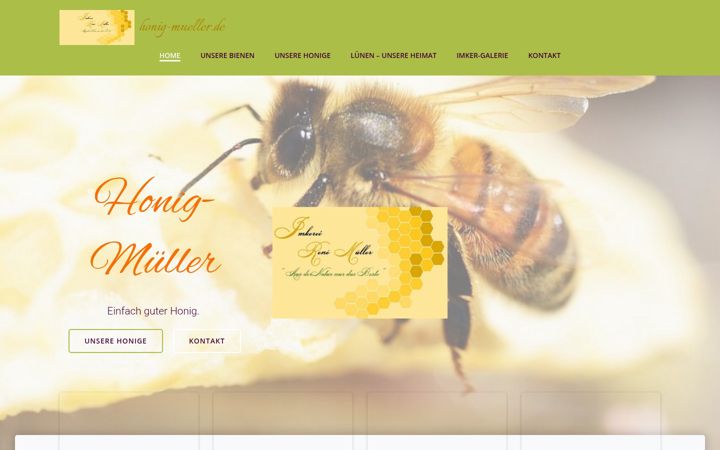 Screenshot of honig-mueller.de