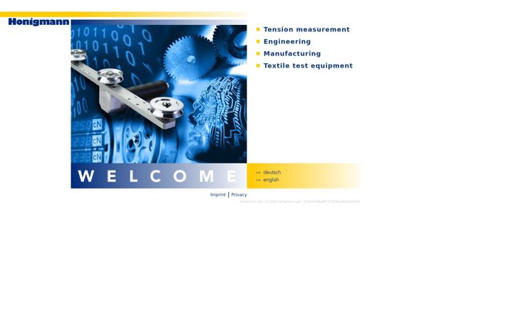 Screenshot of honigmann.com