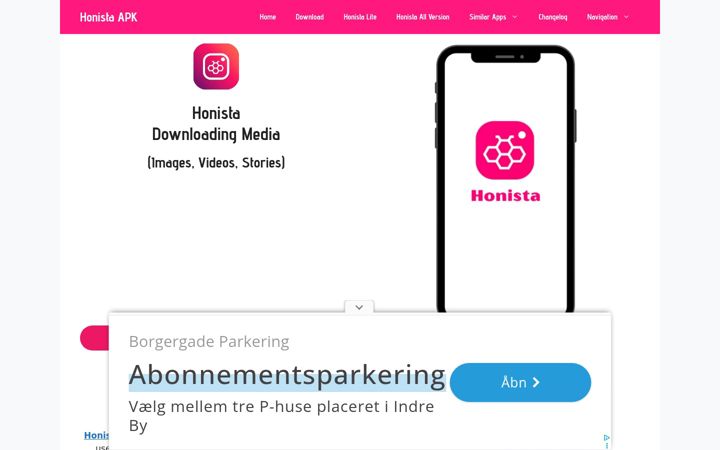 Screenshot of honista.com.co