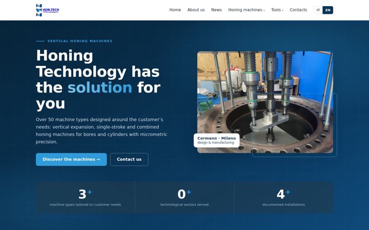 Screenshot of honitech.net