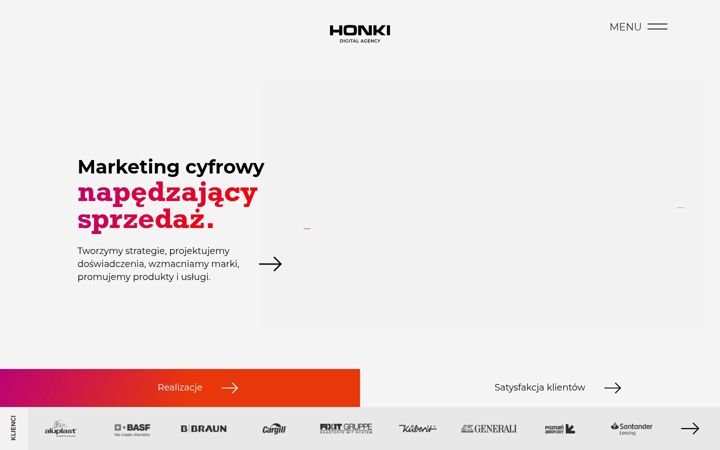 Screenshot of honki.pl