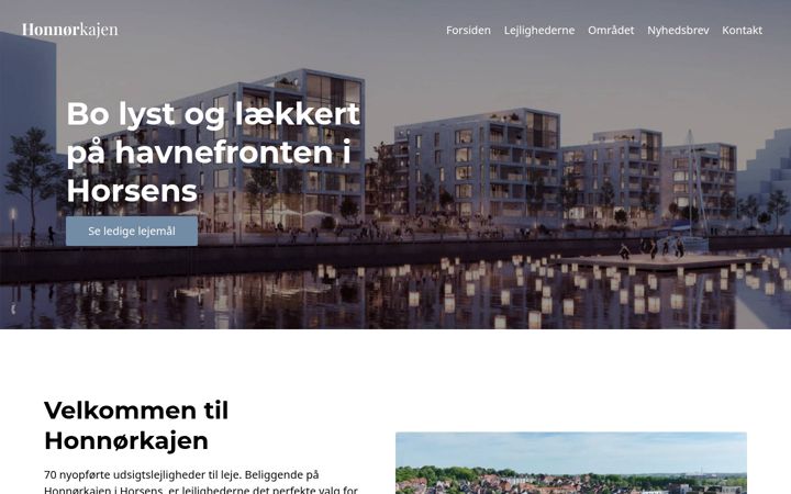 Screenshot of honnoerkajenhorsens.dk
