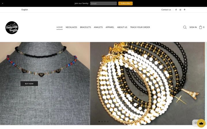 Screenshot of honorablevesselsllc.com