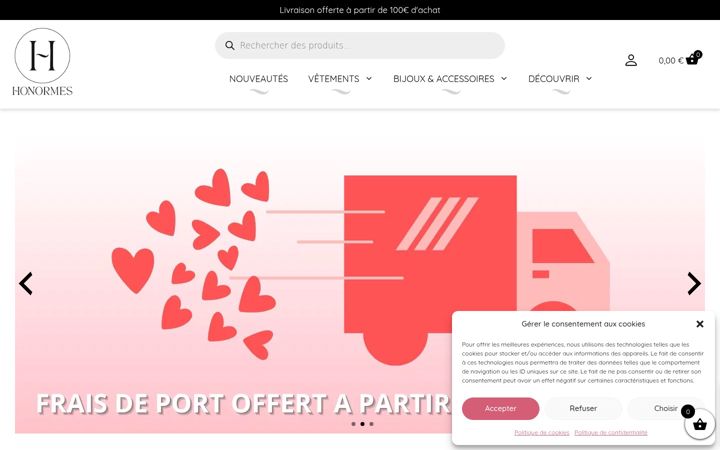Screenshot of honormes.fr