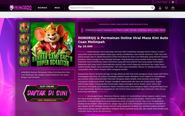 Screenshot of honorqq.org
