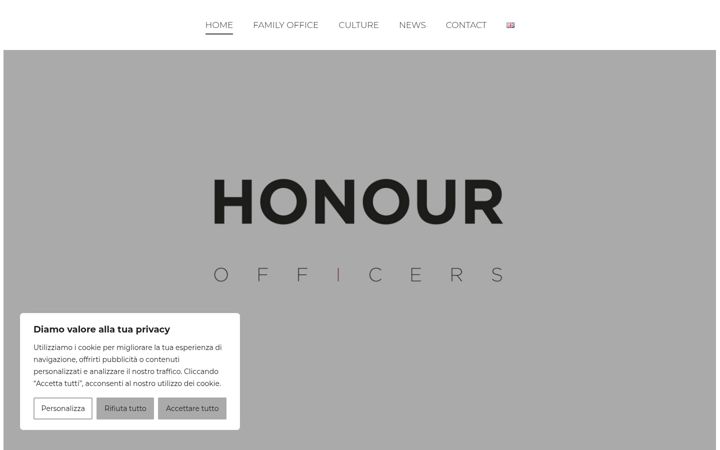 Screenshot of honourofficers.com