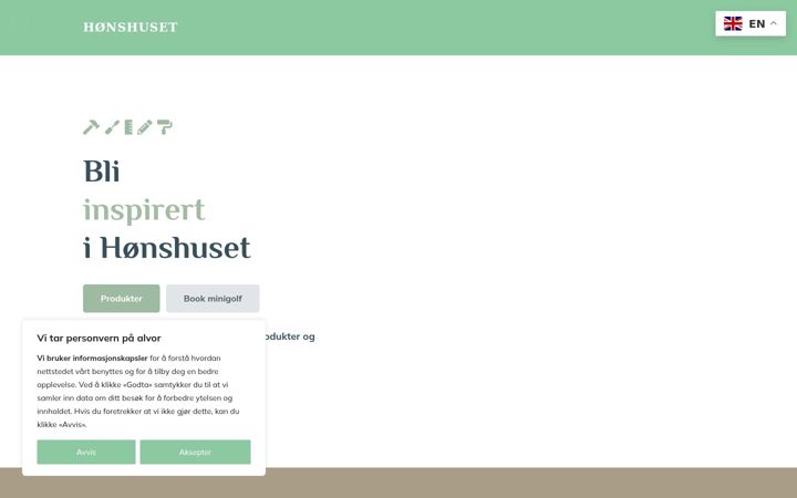 Screenshot of honshuset.no