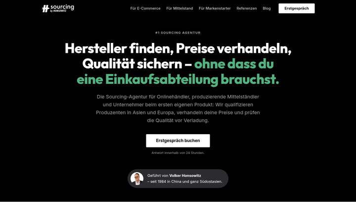 Screenshot of honsowitz.de