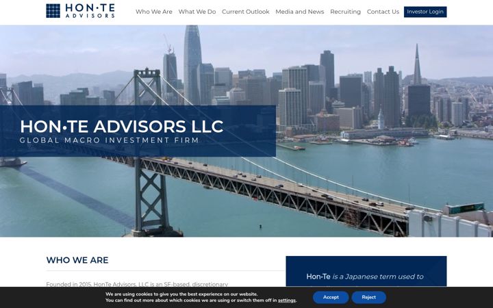 Screenshot of honteinv.com