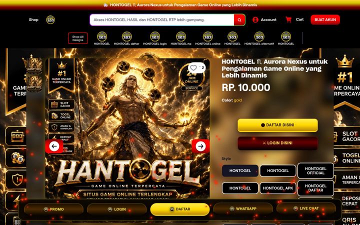 Screenshot of hontogel.org