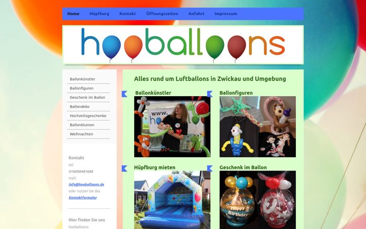 hooballoons.de