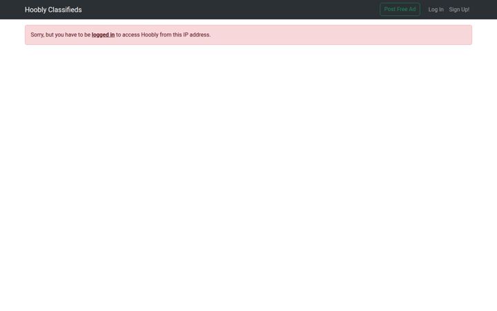 Zrzut ekranu hoobly.com