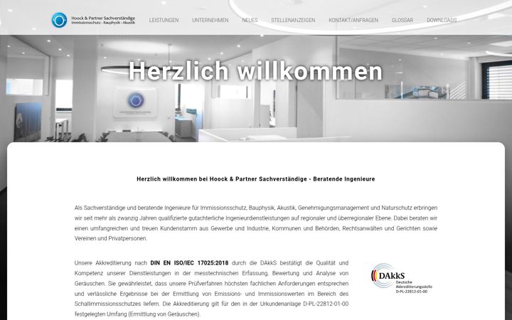 Screenshot of hoock-partner.de