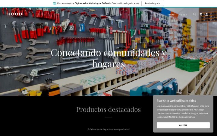 Screenshot of hood.com.co