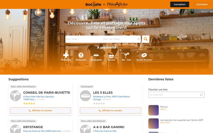 Screenshot van hoodspot.fr
