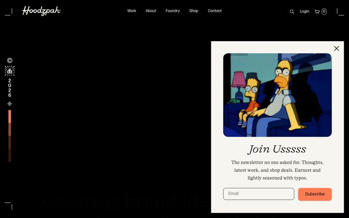 Screenshot of hoodzpahdesign.com