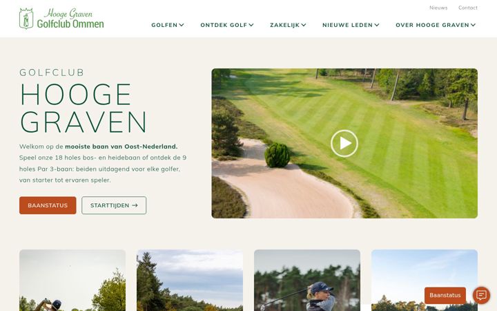 Screenshot of hoogegraven.nl