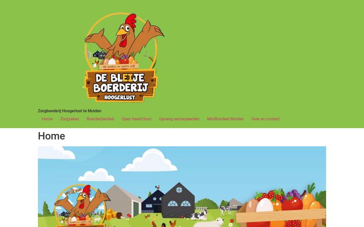 Screenshot of hoogerlust.nl