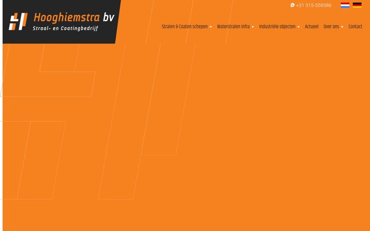 Screenshot of hooghiemstrabv.nl