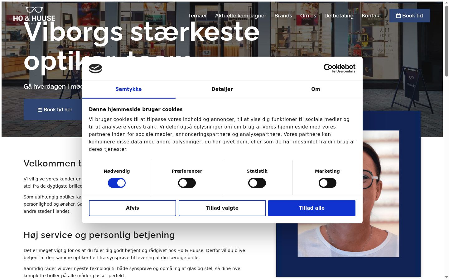 Screenshot tal-banner tal-kunsens muri qabel kwalunkwe interazzjoni