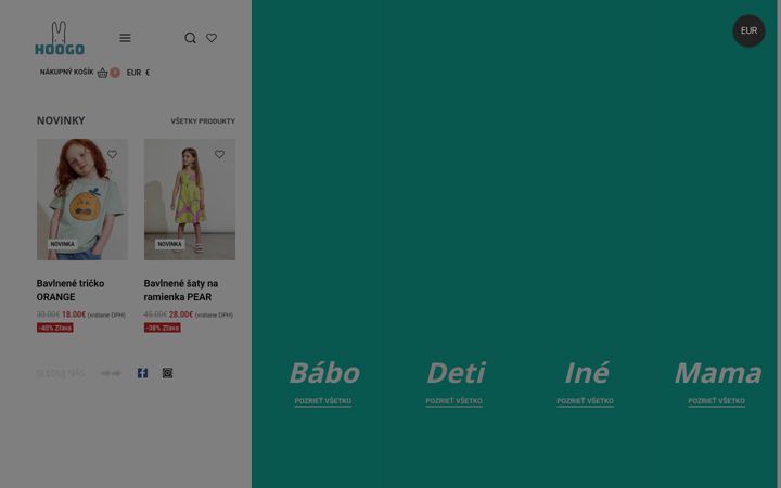 Screenshot of hoogo.sk
