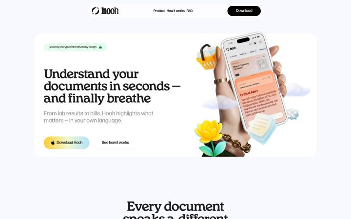 Screenshot of hooh.com